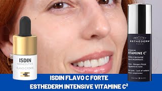 Flavo C Forte Isdin e Esthederm Intensive Vitamine C2  resenha comparativa de vitamina C [upl. by Enaz]