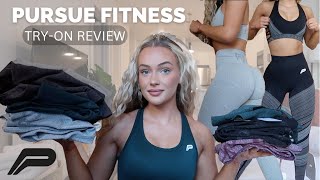 PURSUE FITNESS Activewear clothing try on haul amp Reviewin depthseamless leggings worth it review [upl. by Clemence]