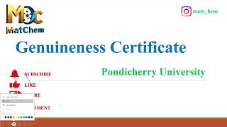 genuinenesscertificate equivalencycertificate pondicherryuniversity LBSSET KTET kpsc [upl. by Leelahk]