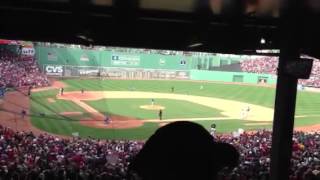 Neil diamond sings sweet Caroline at Fenway park [upl. by Trauner]