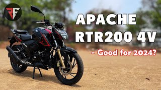 2024 Apache RTR 200 4v  Walkaround Review  E20 Compliant  Price Update  Rev Explorers [upl. by Atronna]