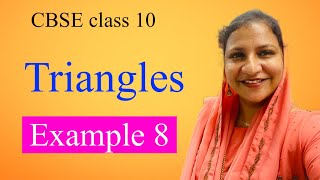 Chapter 6 Triangles example 8 CBSE class 10 in Malayalam [upl. by Canale]