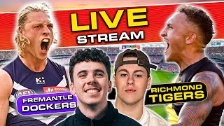 Fremantle Dockers v Richmond Tigers  AFL Live Stream [upl. by Eidda]