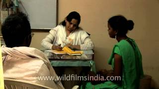 Doctor examines a patient at the Panchgavya Chikitsa Kendra [upl. by Adyol]