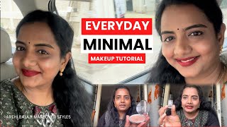 Everyday Minimal Makeup Tutorial ☑️ Self Makeup Tutorial 💯 with Tips amp Tricks [upl. by Enimsaj596]