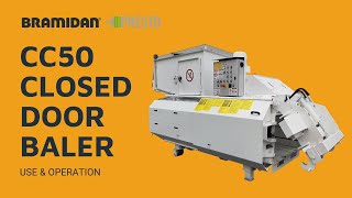 CC50 ClosedDoor Baler Operation  Bramidan x PRESTO [upl. by Eedahs624]