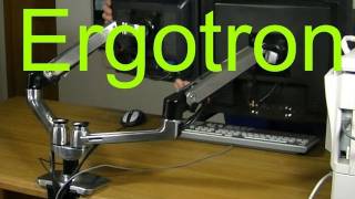 Ergotron Dual Monitor Stand  Ergotron LX Dual SidebySide Arm Review [upl. by Mail]