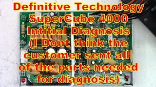 Definitive Technology SuperCube 4000 for Bill in Minnesota Initial Diagnosis Part 1 of [upl. by Ailedamla971]