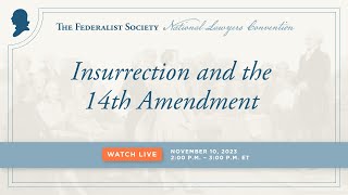 Insurrection and the 14th Amendment NLC 2023 [upl. by Silvestro]