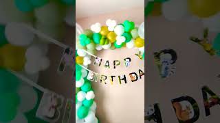 Birthday party Home balloon decoration low price birthday eventdecoration birthdayparty kolkata [upl. by Bagley]