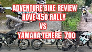 New Adventure Bike Review Kove 450 Rally v Yamaha Tenere 700 Adventure Bike Riders First Thoughts [upl. by Ottinger116]