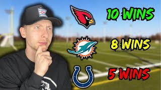 Predicting Every NFL Teams Record 202425 [upl. by Pepita]