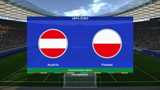 POLSKA  AUSTRIA EURO 2024  SYMULACJA [upl. by Lucania34]