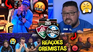 REAÇÕES dos GREMISTAS FURIOSOS com a ELIMINAÇÃO  FLUMINENSE 4X2 GRÊMIO REACT LIBERTADORES 2024 [upl. by Welford]