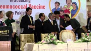 GAVI Pakistan pneumococcal vaccine Pt 3 ceremony  9 Oct 2012 Broll [upl. by Ajuna]