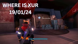 Where is Xur 19Jan24 [upl. by Ardnael]