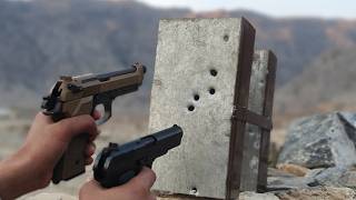 Local TT30bore vs Local 9mm pistol Penetration power [upl. by Dduj]