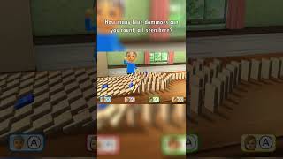 How many dominoes can you count  Wii Party U  Domino Tally Minigame Showcase Shorts shorts [upl. by Airdna917]