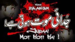 Judai Mot Hoti Hai  Sad Urdu Poetry  Zia Anjum [upl. by Nnaxor241]