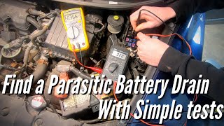 How to Diagnose A Parasitic Draw With Simple Tests Car Battery Dies Overnight [upl. by Adnarom]