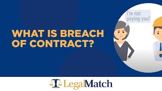 What is Breach of Contract [upl. by Sucerdor864]