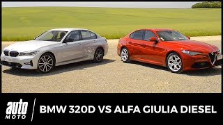 Alfa Romeo Giulia vs BMW Série 3  passé recomposé [upl. by Willock793]