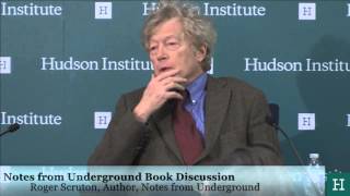 Notes from Underground Book Discussion with Roger Scruton [upl. by Nylatsirk]