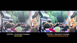 EOS70DCineStyleDaVinciResolve [upl. by Barsky109]