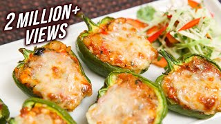 Stuffed Capsicum  Easy To Make Homemade Starter  Party Appetizer Recipe By Ruchi Bharani [upl. by Irme]