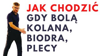 SUPER na BÓL PLECÓW BÓL BIODRA BÓL KOLANA  chodzenie wstecz  dr n med Marcin Wytrążek [upl. by Sutsugua]