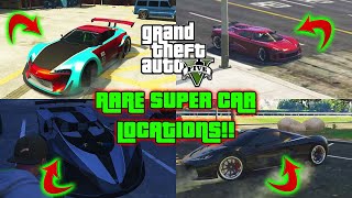 GTA V  All New Rare Super Car Locations in Story Mode XBOX PC PS4 PS5 [upl. by Yle]