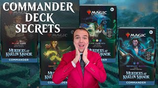 Sneak Preview Commander Deck Hints for Murders at Karlov Manor  Magic The Gathering MTG Preview [upl. by Eggleston128]