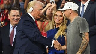 Jason Aldean and Kid Rock Attend RNC to Support Donald Trump [upl. by Delanie]