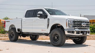 2023 Ford F250 Lariat 15” LEVELED on 37sCovert Edition [upl. by Llerrud727]