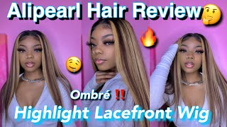 Alipearl Hair REVIEW 018 Piano Highlight 13x4 Lacefront Wig😍 [upl. by Frodin532]