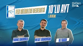 345 YAYINCILIK 10LU AYT FEN BİLİMLERİ DENEMESİ  1 DENEME [upl. by Rol]