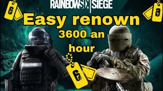 The easiest way to get renown in R6 Rainbow Six Siege [upl. by Kimberlee259]