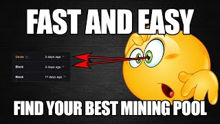 Fast Way To Find The Best SOLO Mining Pool [upl. by Adelaja]