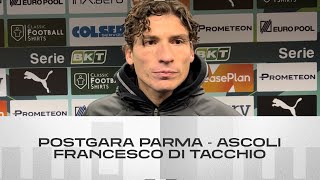 Francesco Di Tacchio  Postgara ParmaAscoli  Ascoli Calcio [upl. by Codee417]