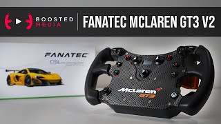 NEW FANATEC MCLAREN GT3 WHEEL  REVIEW  Fanatec CSL Elite McLaren GT3 V2 [upl. by Aidan29]