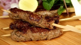 Mutton Seekh Kebab  Kebabs on Skewers – Easy Recipe  The Bombay Chef – Varun Inamdar [upl. by Dianemarie]