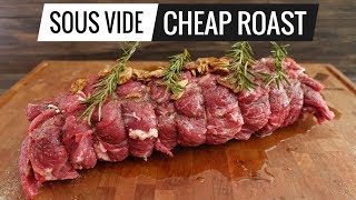 Sous Vide CHEAP ROAST experiment  From Tough Chuck to Tender N Juicy [upl. by Reckford]