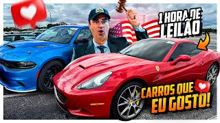 CARROS DOS SONHOS 😱 1 Hora no LEILÃO nos EUA [upl. by Tillford]