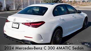 New 2024 Mercedes C 300 4MATIC Sedan Test Drive amp Review  Mercedes Lounge [upl. by Kieffer]