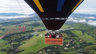 Passeio inesquecível de balão em São Lourenço  MG [upl. by Kaitlin]