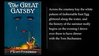 The Great Gatsby  By F Scott Fitzgerald audiobook full length [upl. by Ahsein]