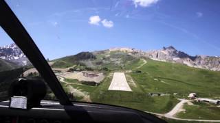 Courchevel airport landing HD [upl. by Hekking]