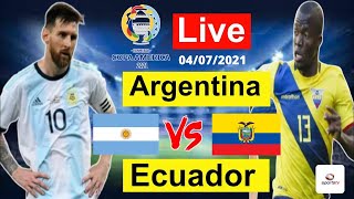 Argentina vs Ecuador Live Football Match  World Cup Qualification  Arg vs Ecuador live [upl. by Fortune366]