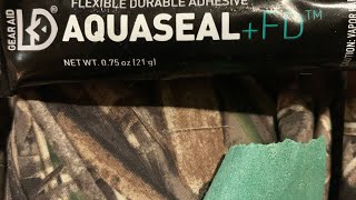 Quick repair to breathable chest waders [upl. by Stesha]