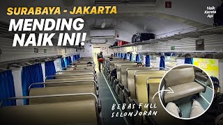 KELAS BISNIS LEBIH NYAMAN DARI EKONOMI PREMIUM Naik KA Gumarang Kelas Bisnis Surabaya  Jakarta [upl. by Kung]